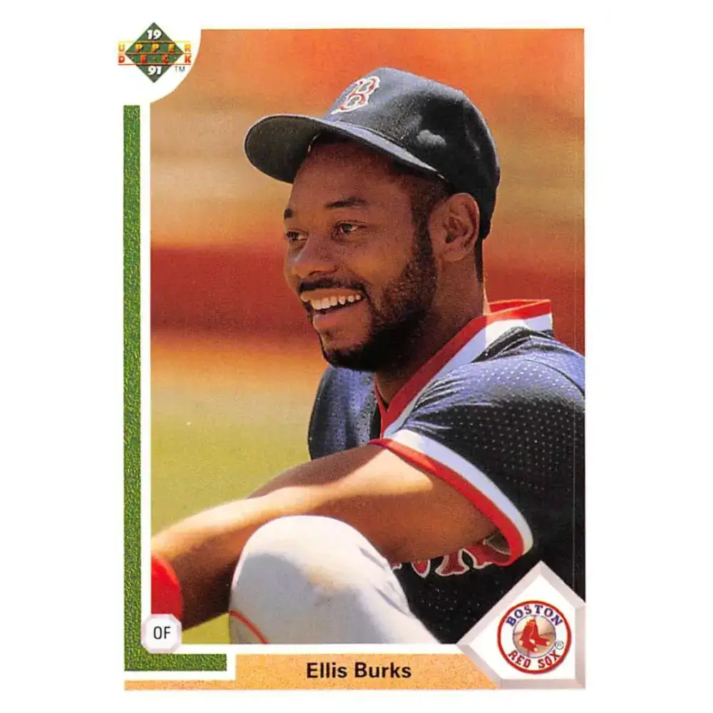 1991 Upper Deck #436 Ellis Burks EX Excellent Boston Red Sox Baseball Card - Baseball Card Single