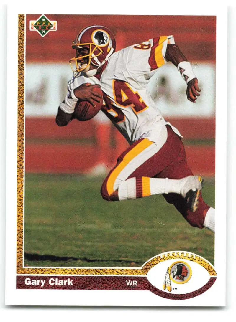 1991 Upper Deck #436 Gary Clark NM-MT Washington Redskins Football Card - Football Card Single