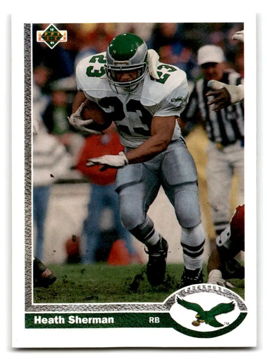 1991 Upper Deck #437 Heath Sherman - Football Card Single