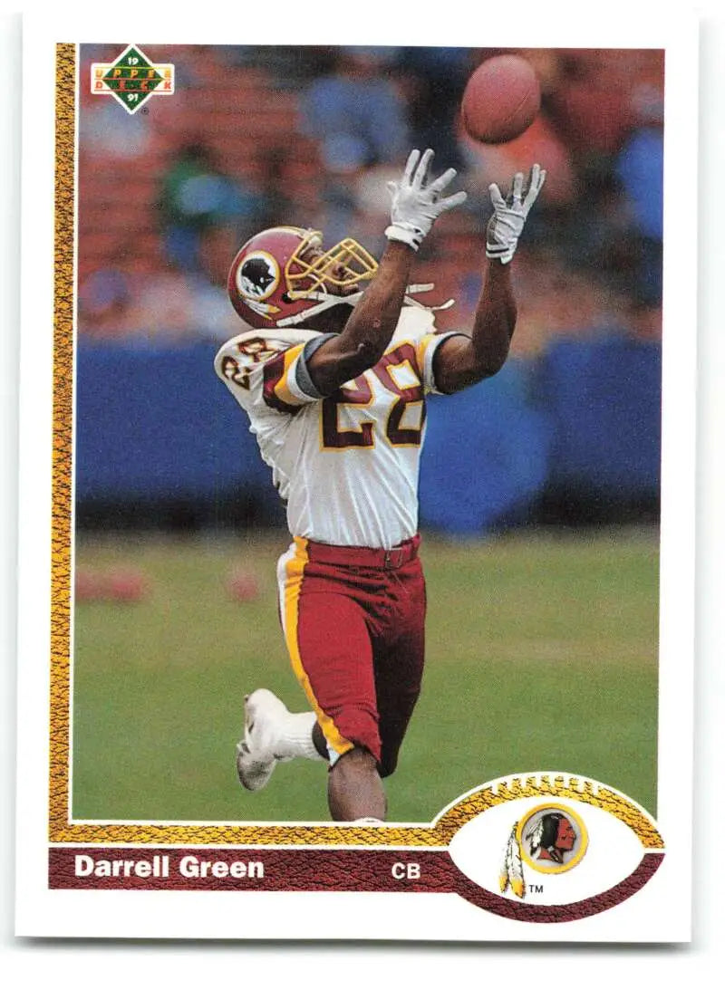 1991 Upper Deck #438 Darrell Green NM-MT Washington Redskins Football Card - Football Card Single