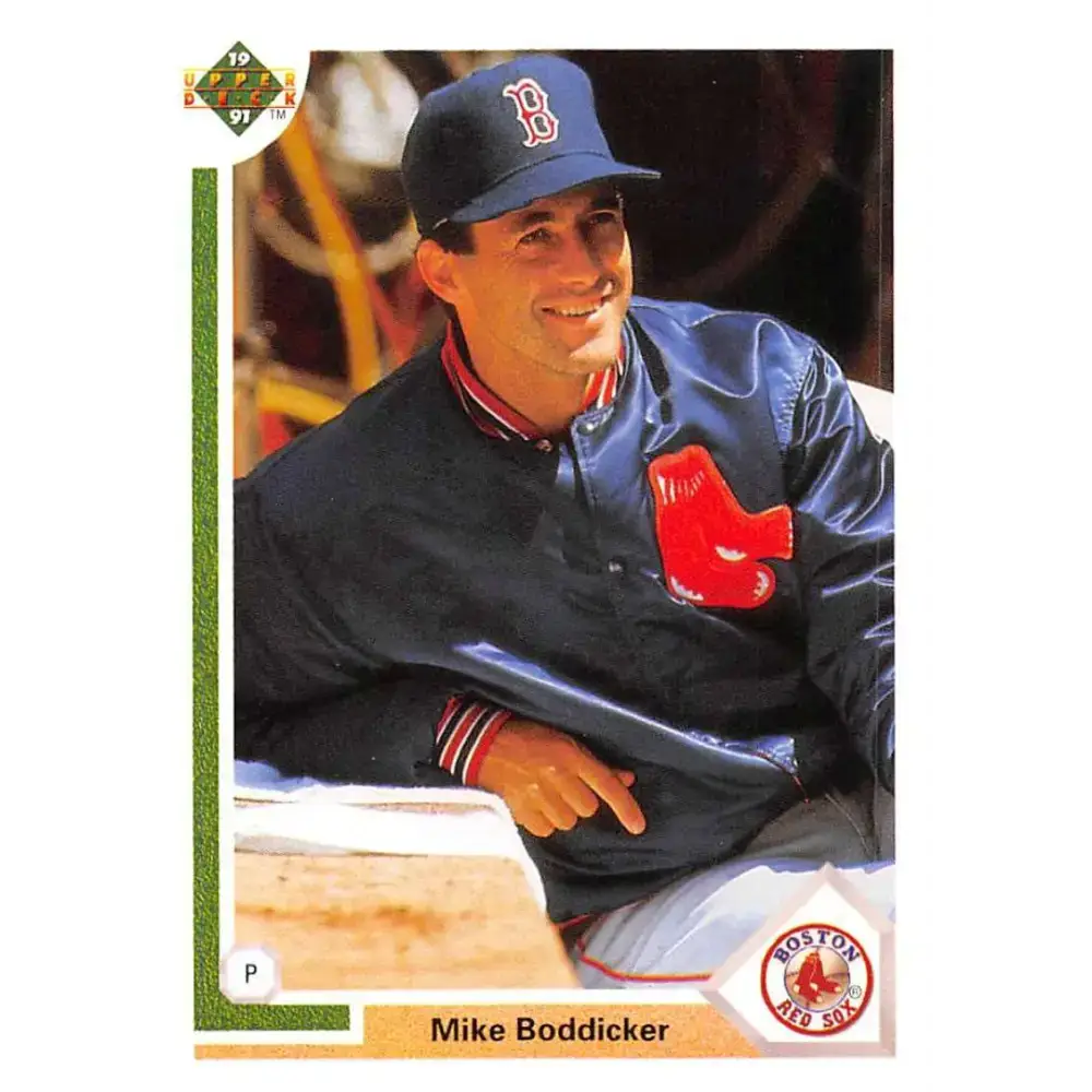 1991 Upper Deck #438 Mike Boddicker NM-MT Boston Red Sox Baseball Card - Baseball Card Single