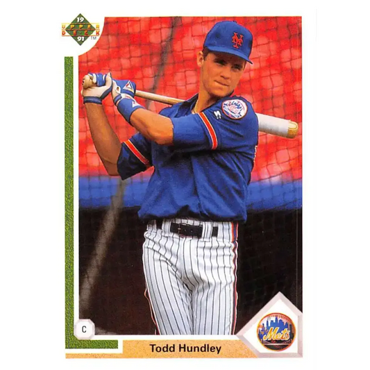 1991 Upper Deck #440 Todd Hundley NM-MT New York Mets Baseball Card - Baseball Card Single