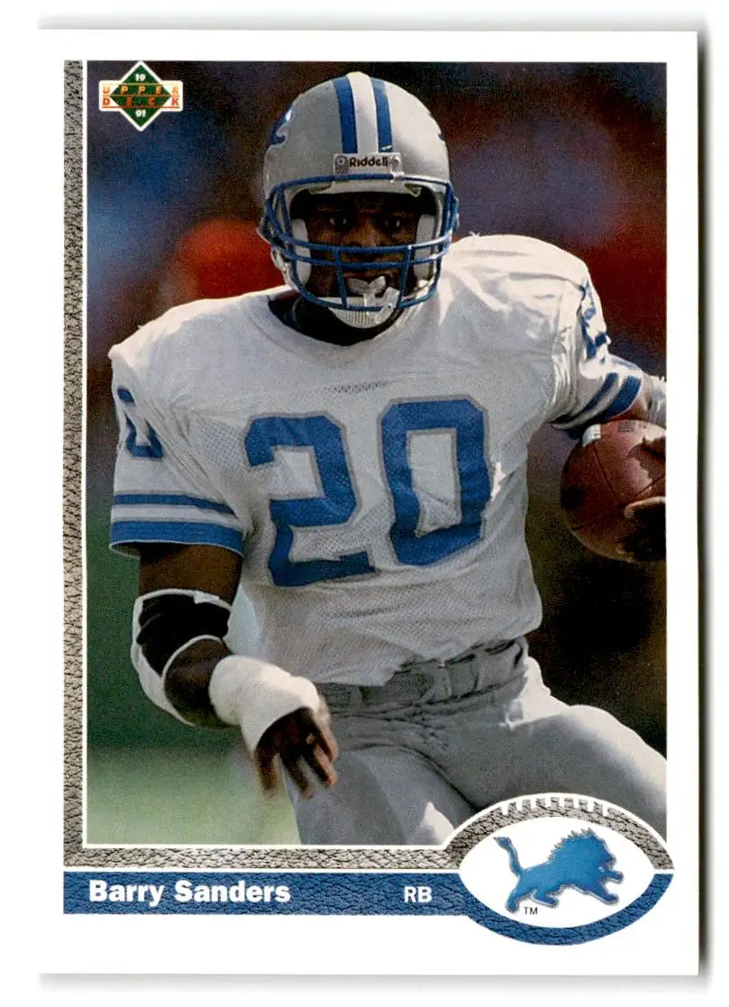 1991 Upper Deck #444 Barry Sanders - Football Card Single