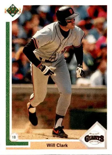 1991 Upper Deck #445 Will Clark ID:45679 - Baseball Card Single
