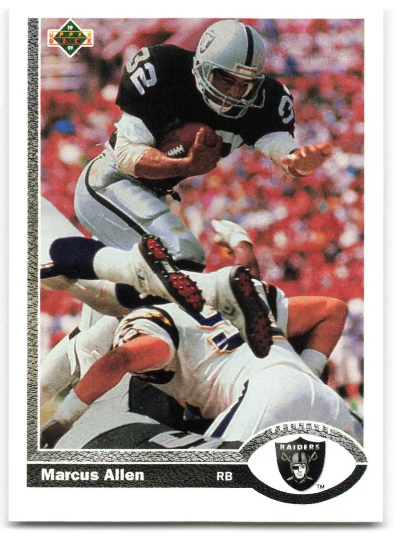 1991 Upper Deck #446 Marcus Allen NM-MT Los Angeles Raiders Football Card - Football Card Single