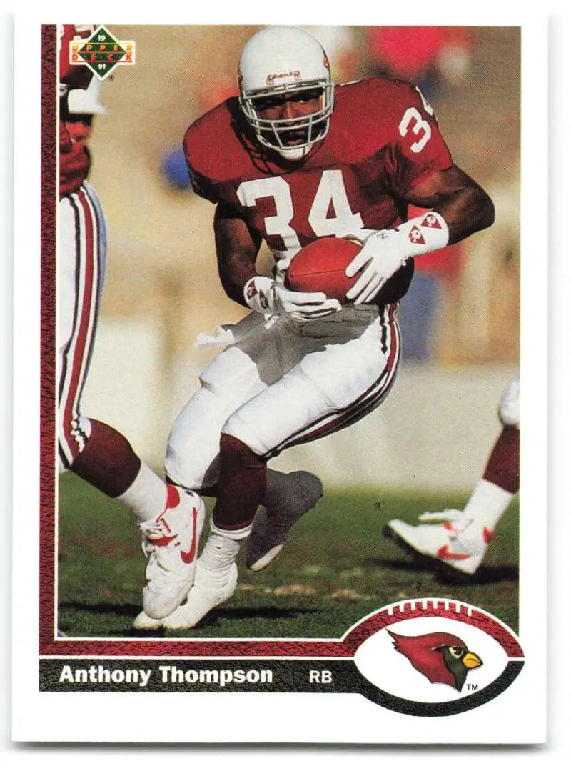 1991 Upper Deck #449 Anthony Thompson NM-MT Phoenix Cardinals Football Card - Football Card Single