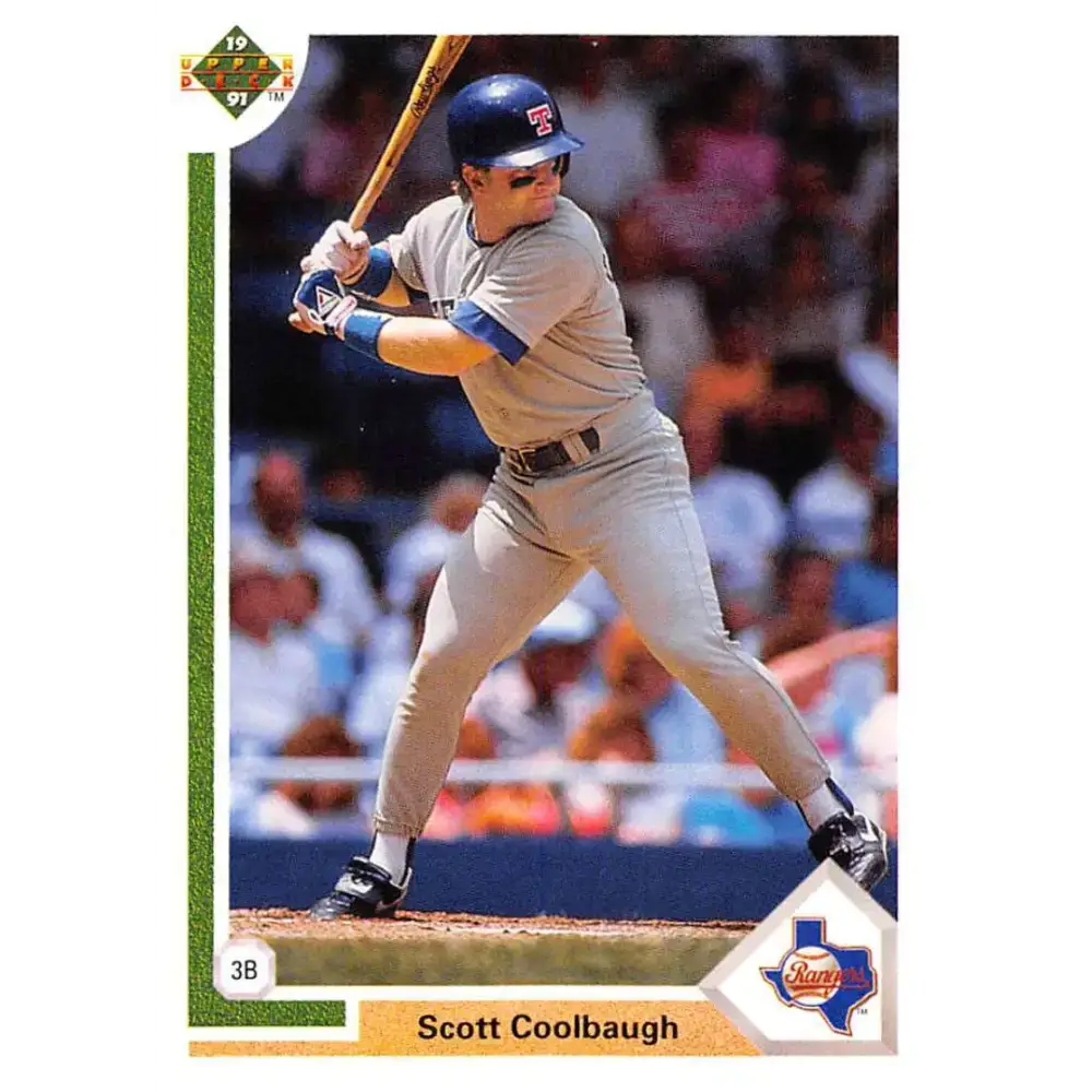 1991 Upper Deck #451 Scott Coolbaugh NM-MT Texas Rangers Baseball Card - Baseball Card Single