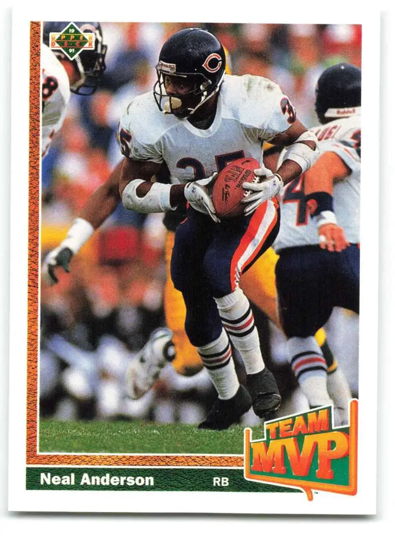 1991 Upper Deck #453 Neal Anderson NM-MT Chicago Bears Football Card - Football Card Single