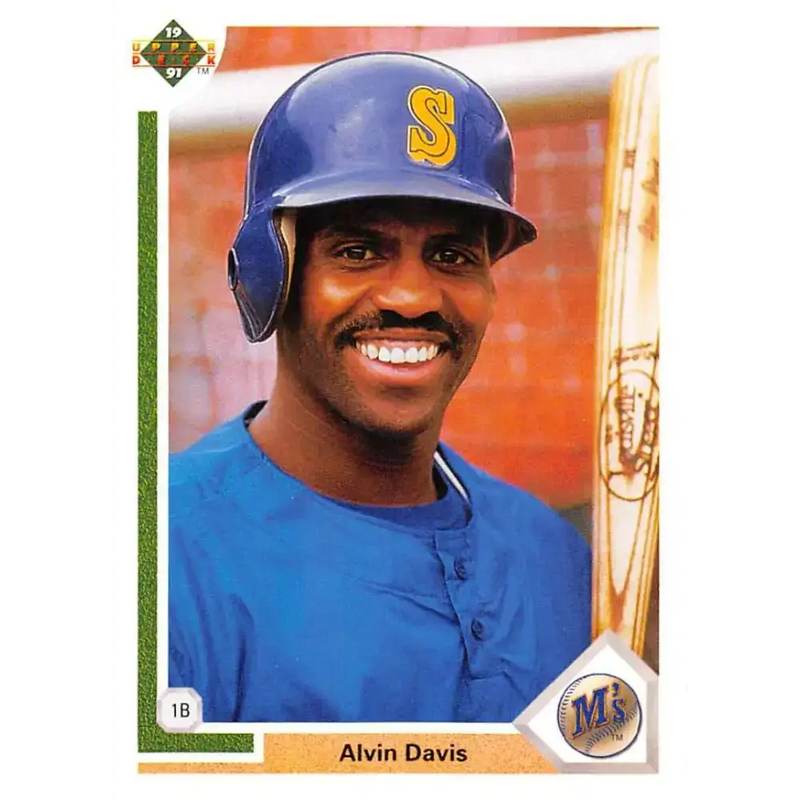 1991 Upper Deck #457 Alvin Davis NM-MT Seattle Mariners Baseball Card - Baseball Card Single