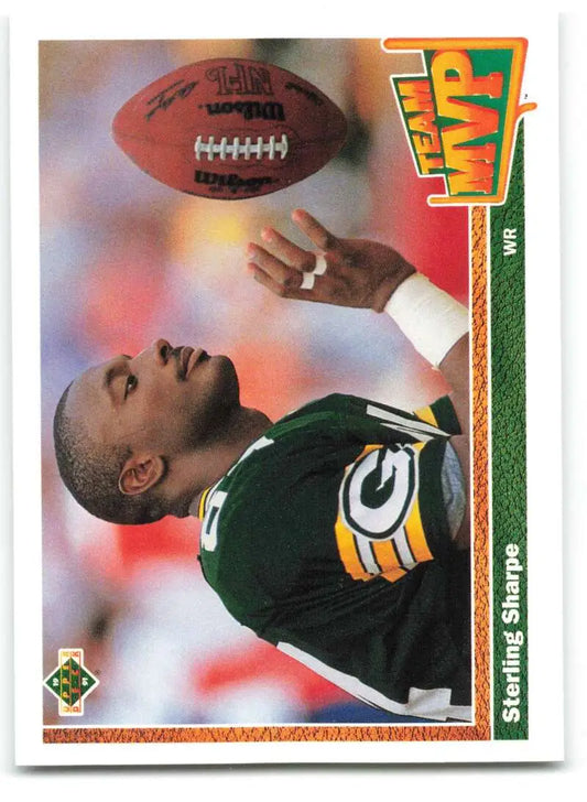 1991 Upper Deck #459 Sterling Sharpe NM-MT Green Bay Packers Football Card - Football Card Single