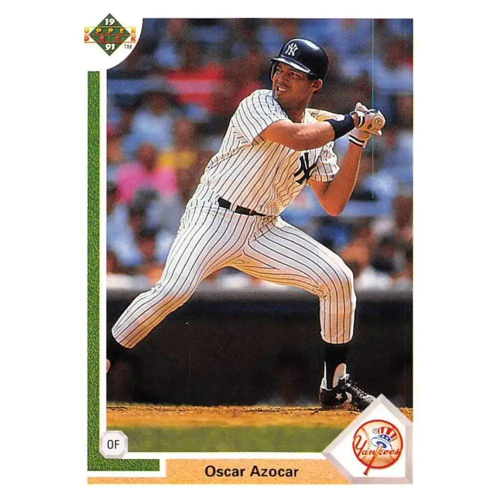 1991 Upper Deck #464 Oscar Azocar NM-MT New York Yankees Baseball Card - Baseball Card Single
