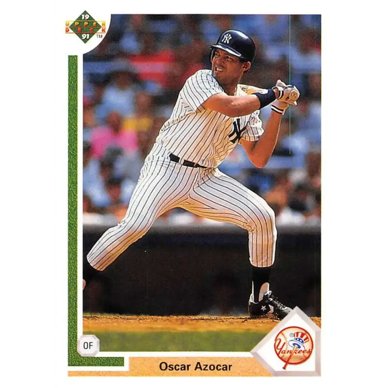 1991 Upper Deck #464 Oscar Azocar NM-MT New York Yankees Baseball Card - Baseball Card Single
