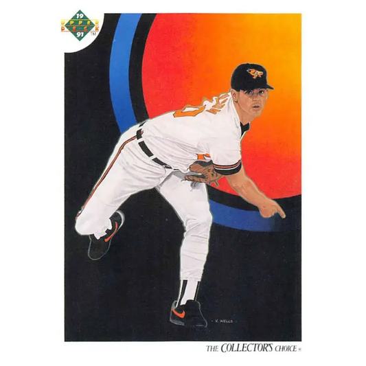 1991 Upper Deck #47 Gregg Olson EX Excellent Baltimore Orioles Baseball Card - Baseball Card Single
