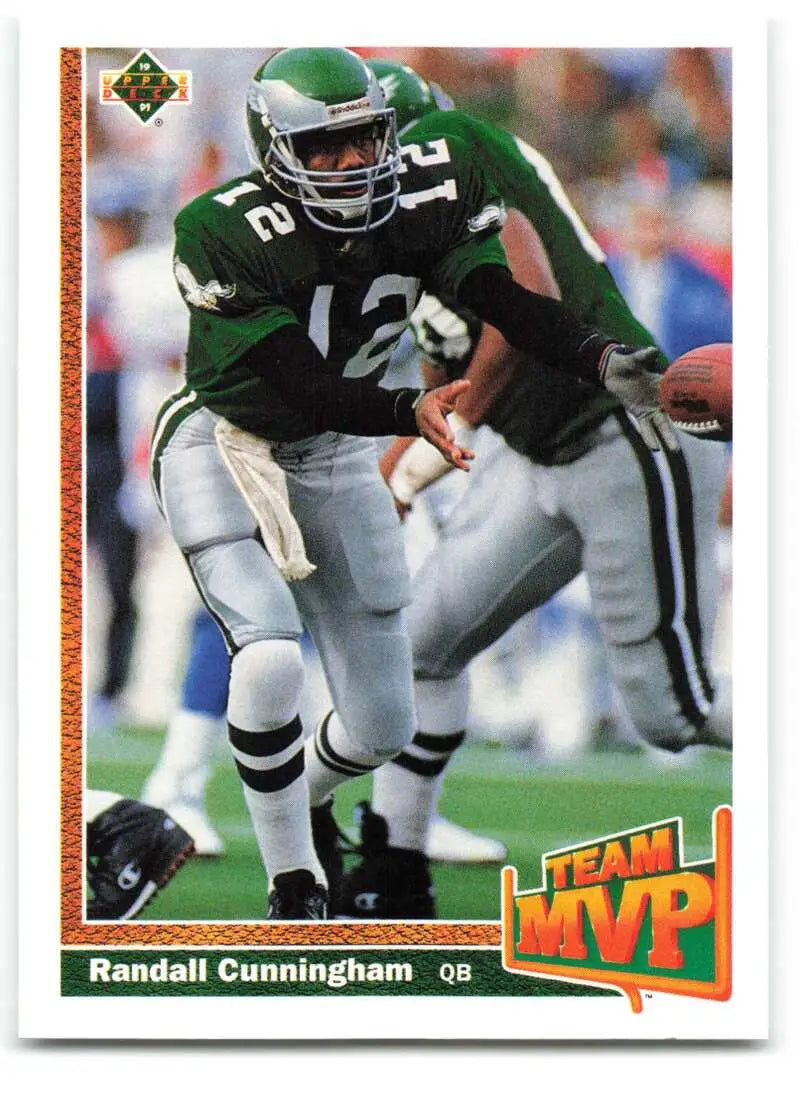 1991 Upper Deck #471 Randall Cunningham NM-MT Philadelphia Eagles Football Card - Football Card Single