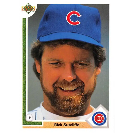 1991 Upper Deck #473 Rick Sutcliffe EX Excellent Chicago Cubs Baseball Card
