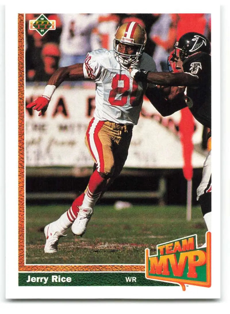 1991 Upper Deck #475 Jerry Rice NM-MT San Francisco 49ers Football Card - Football Card Single
