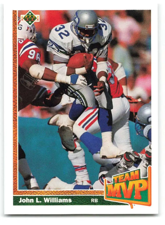 1991 Upper Deck #476 John Williams NM-MT Seattle Seahawks Football Card - Football Card Single