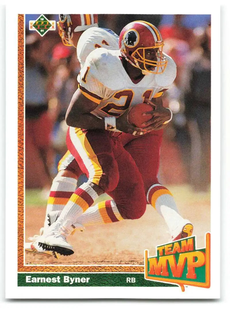 1991 Upper Deck #478 Earnest Byner NM-MT Washington Redskins Football Card - Football Card Single