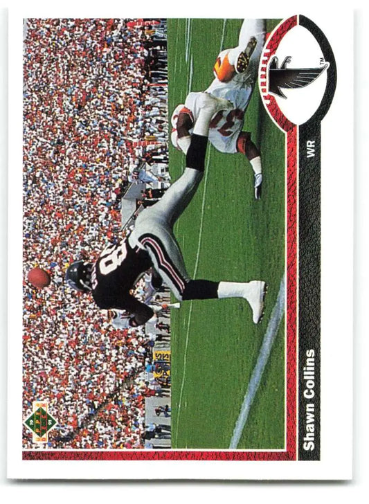 1991 Upper Deck #481 Shawn Collins NM-MT Atlanta Falcons Football Card - Football Card Single