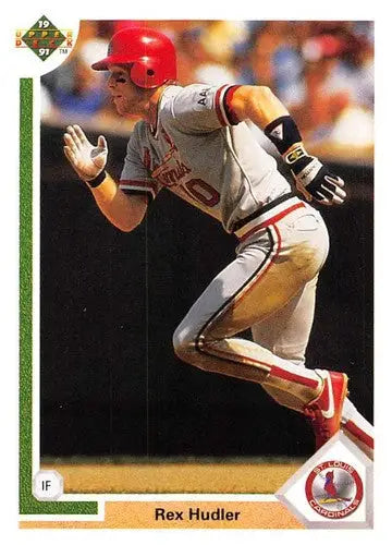 1991 Upper Deck #482 Rex Hudler NM Near Mint Cardinals - Baseball Card Single