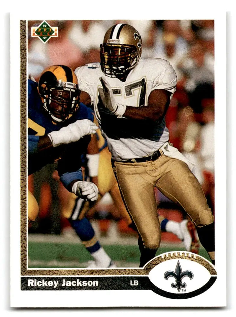 1991 Upper Deck #482b Rickey Jackson - Football Card Single