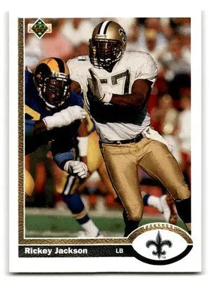 1991 Upper Deck #482b Rickey Jackson - Football Card Single