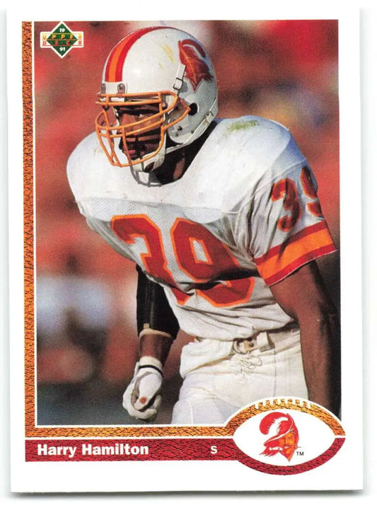 1991 Upper Deck #487 Harry Hamilton NM-MT Tampa Bay Buccaneers Football Card - Football Card Single