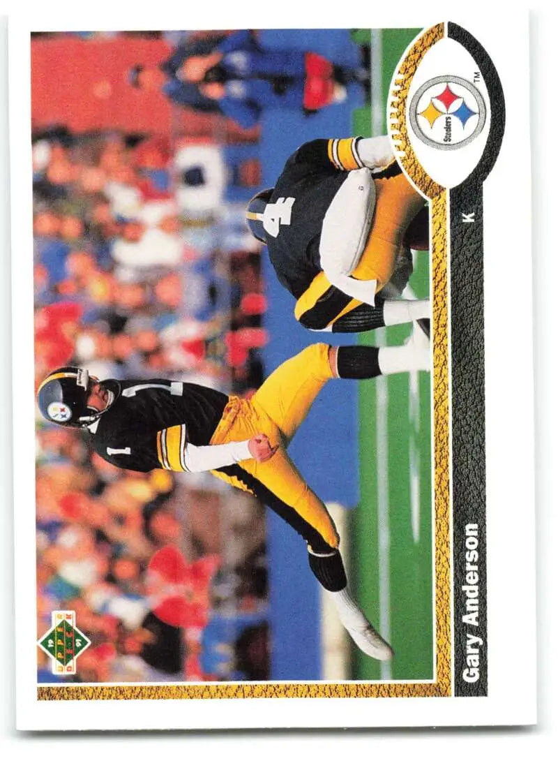 1991 Upper Deck #488 Gary Anderson NM-MT Pittsburgh Steelers Football Card - Football Card Single