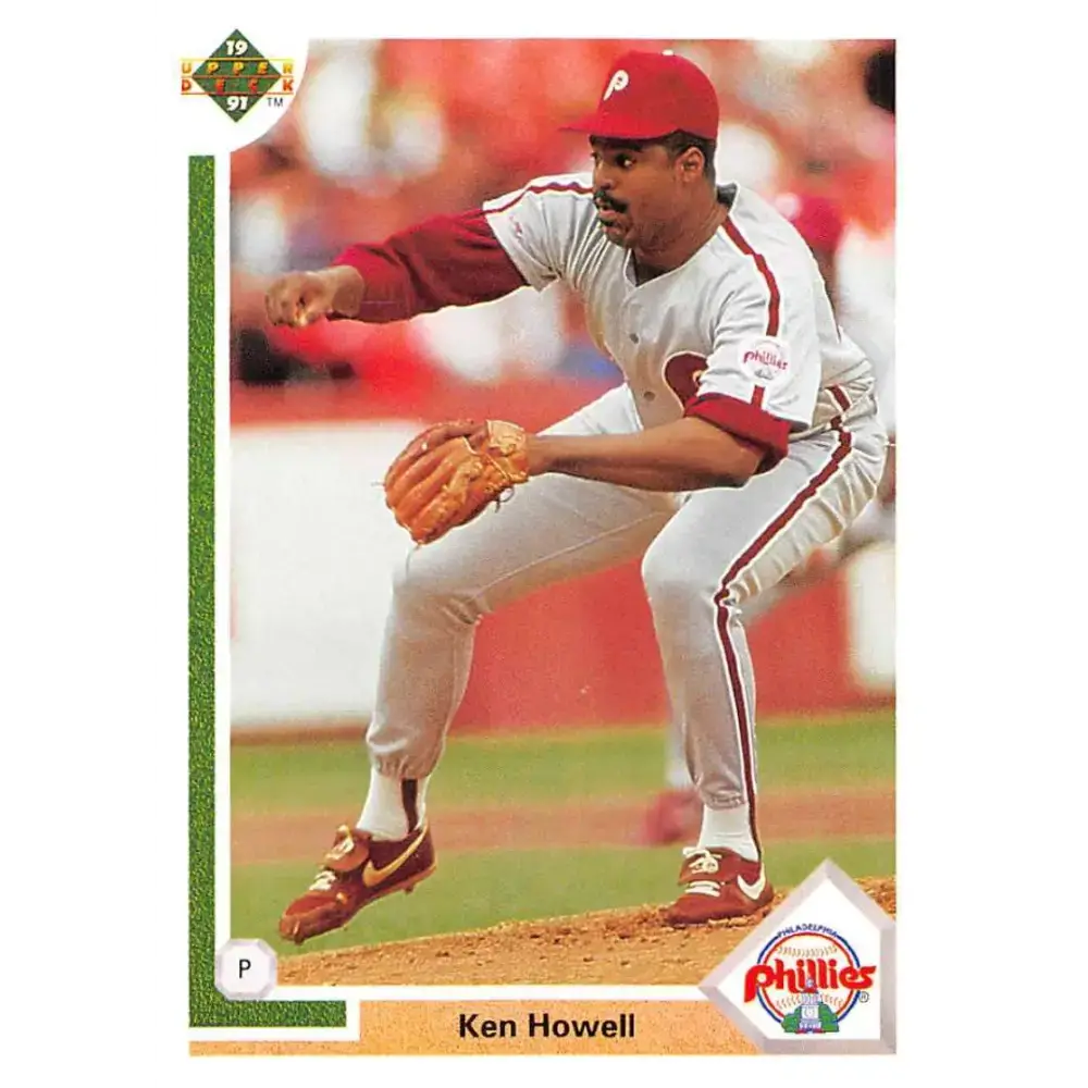 1991 Upper Deck #488 Ken Howell NM-MT Philadelphia Phillies Baseball Card - Baseball Card Single