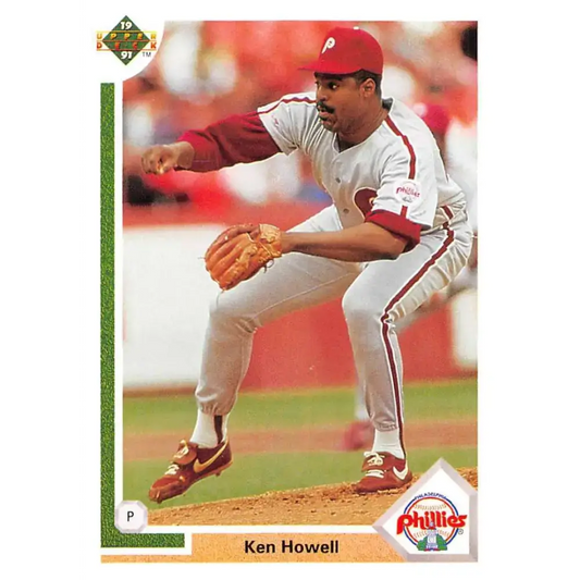 1991 Upper Deck #488 Ken Howell NM-MT Philadelphia Phillies Baseball Card - Baseball Card Single