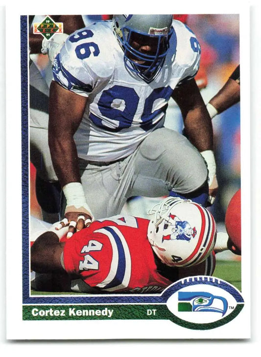 1991 Upper Deck #491 Cortez Kennedy NM-MT Seattle Seahawks Football Card - Football Card Single