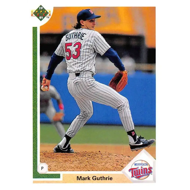 1991 Upper Deck #505 Mark Guthrie EX Excellent Minnesota Twins Baseball Card