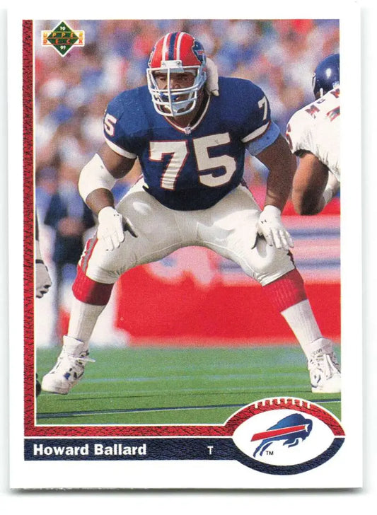 1991 Upper Deck #506 Howard Ballard NM-MT Buffalo Bills Football Card - Football Card Single