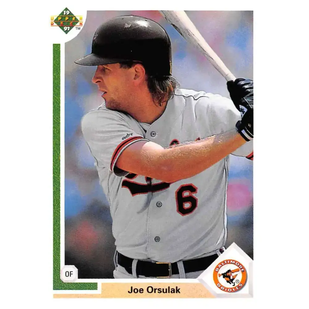 1991 Upper Deck #506 Joe Orsulak EX Excellent Baltimore Orioles Baseball Card - Baseball Card Single