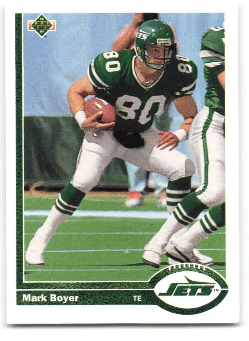 1991 Upper Deck #507 Mark Boyer NM-MT New York Jets Football Card - Football Card Single