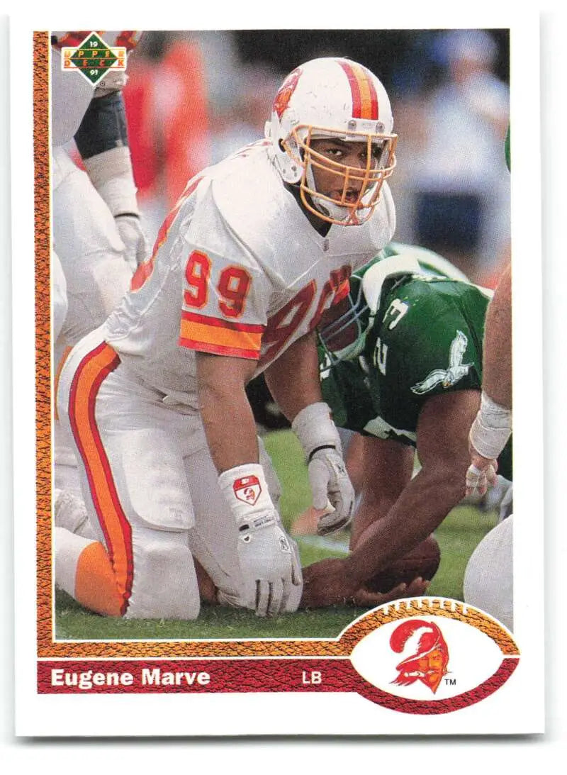 1991 Upper Deck #508 Eugene Marve NM-MT Tampa Bay Buccaneers Football Card - Football Card Single