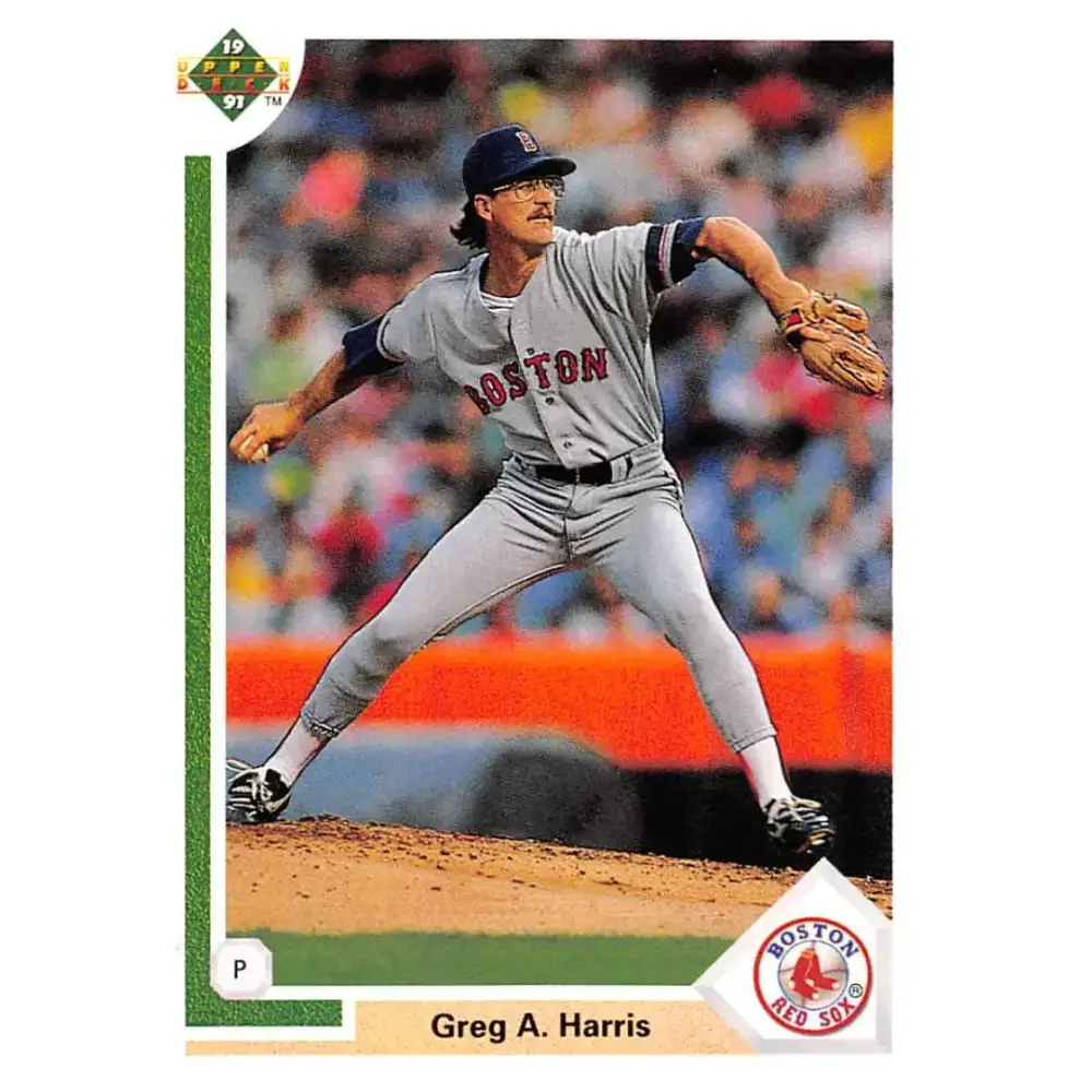 1991 Upper Deck #509 Greg Harris EX Excellent Boston Red Sox Baseball Card - Baseball Card Single