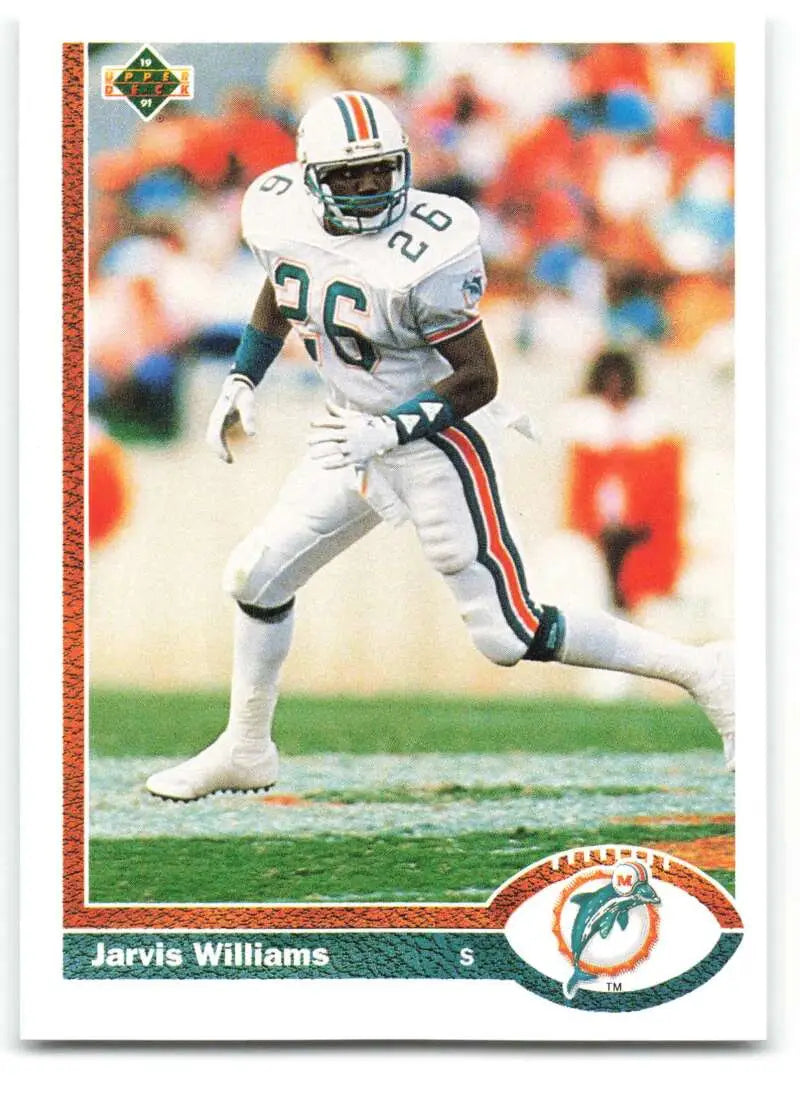 1991 Upper Deck #51 Jarvis Williams NM-MT Miami Dolphins Football Card - Football Card Single