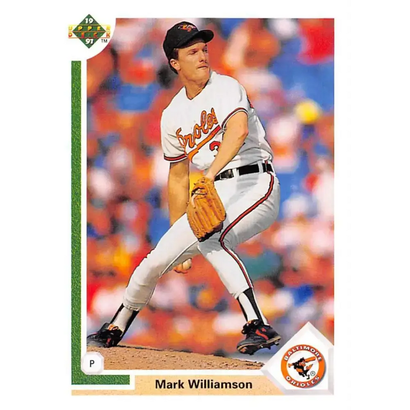 1991 Upper Deck #510 Mark Williamson EX Excellent Baltimore Orioles Baseball Card - Baseball Card Single