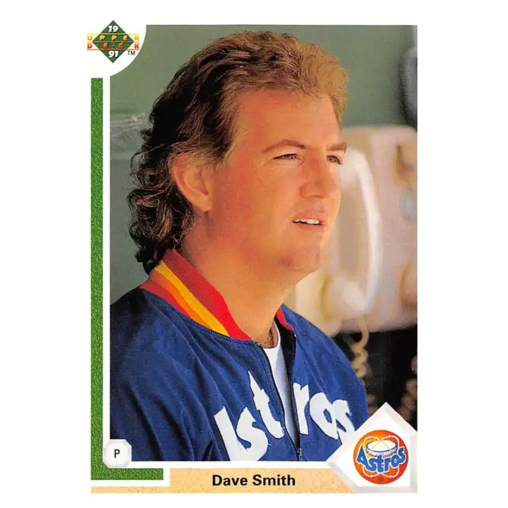 1991 Upper Deck #513 Dave Smith EX Excellent Houston Astros Baseball Card - Baseball Card Single
