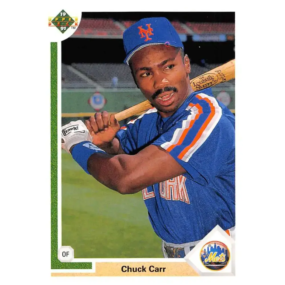1991 Upper Deck #514 Chuck Carr NM-MT New York Mets Baseball Card - Baseball Card Single