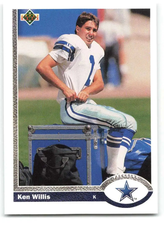 1991 Upper Deck #514 Ken Willis NM-MT Dallas Cowboys Football Card - Football Card Single