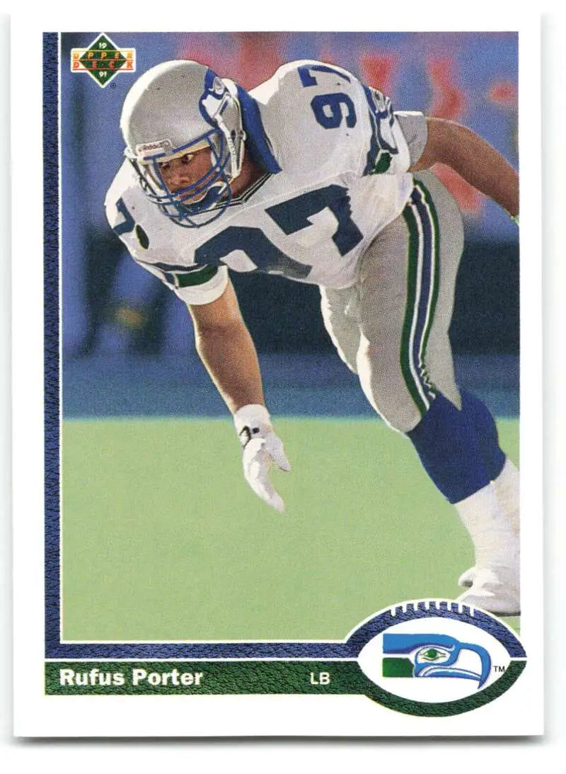 1991 Upper Deck #516 Rufus Porter NM-MT Seattle Seahawks Football Card - Football Card Single