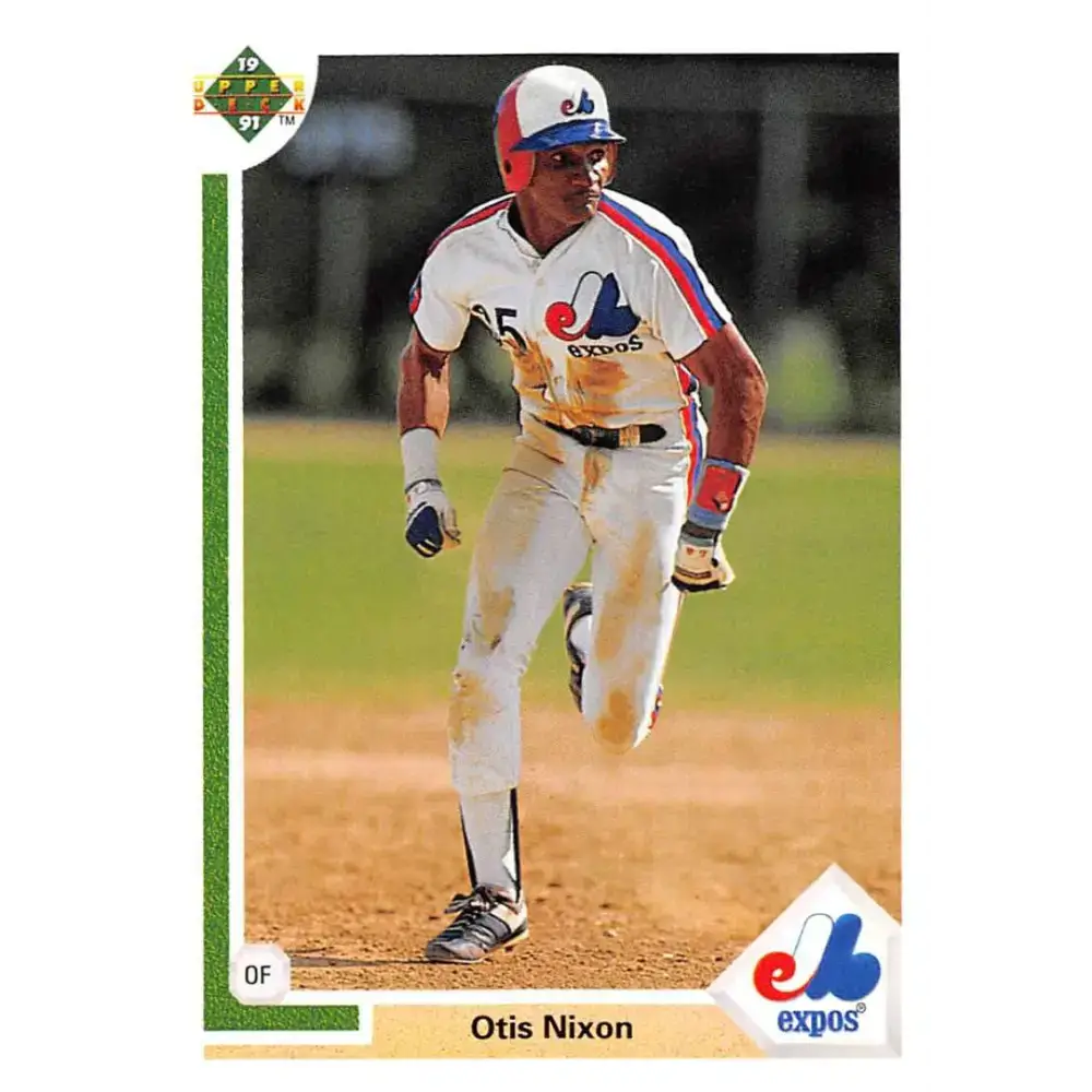 1991 Upper Deck #520 Otis Nixon EX Excellent Montreal Expos Baseball Card - Baseball Card Single