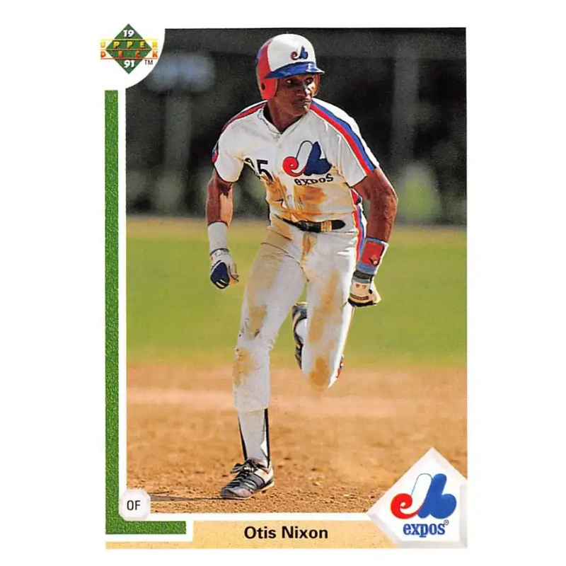1991 Upper Deck #520 Otis Nixon EX Excellent Montreal Expos Baseball Card - Baseball Card Single
