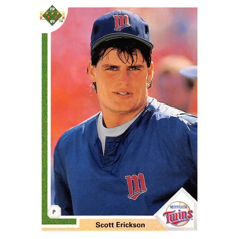 1991 Upper Deck #522 Scott Erickson NM-MT Minnesota Twins Baseball Card - Baseball Card Single