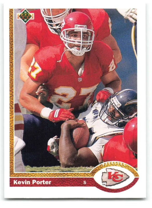 1991 Upper Deck #525 Kevin Porter NM-MT Kansas City Chiefs Football Card - Football Card Single
