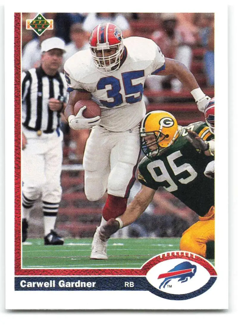 1991 Upper Deck #526 Carwell Gardner NM-MT Buffalo Bills Football Card - Football Card Single