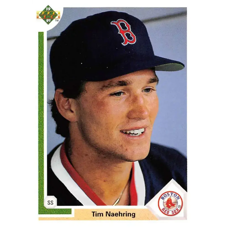 1991 Upper Deck #527 Tim Naehring EX Excellent Boston Red Sox Baseball Card - Baseball Card Single