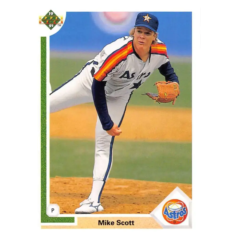 1991 Upper Deck #531 Mike Scott EX Excellent Houston Astros Baseball Card - Baseball Card Single
